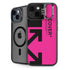 Black and Pink Arrows iPhone 15 Kickstand Case